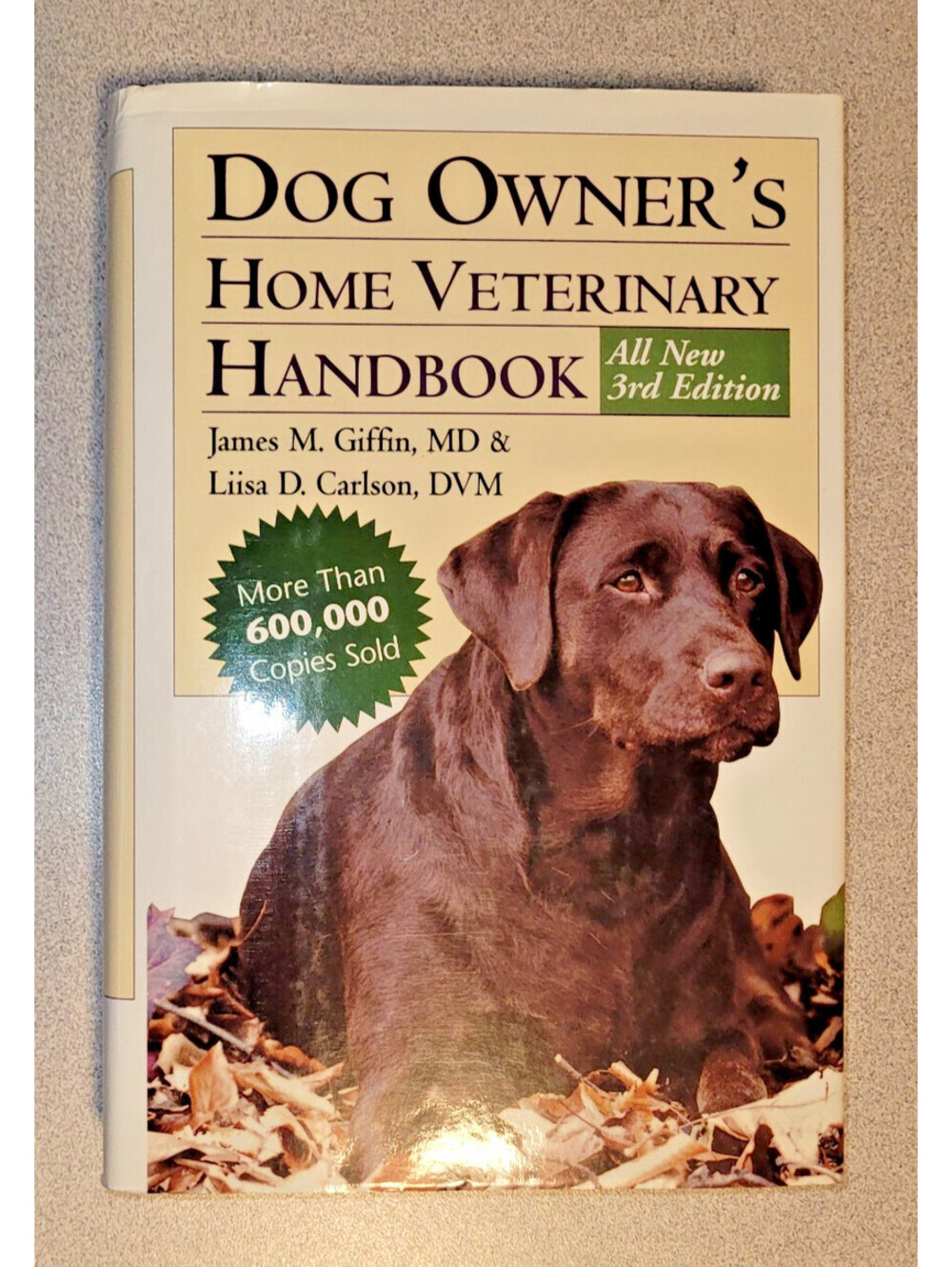 Dog Owner's Home Veterinary Handbook - Hardcover By Giffin, James M.